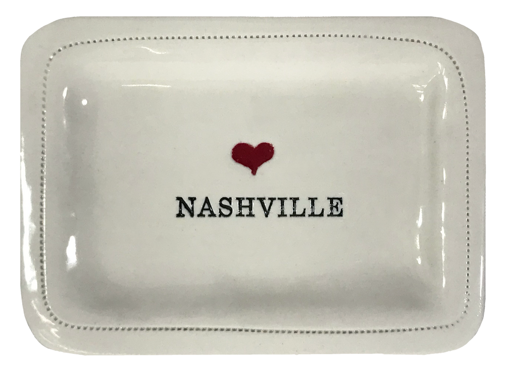 CUSTOM - Nashville - 4x6 Porcelain Dish