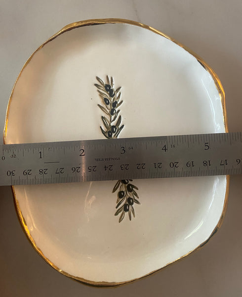 Unique Hand Painted Plate