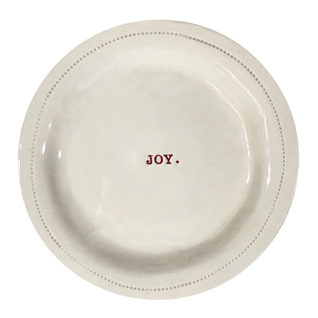 Joy. - Porcelain Round Dish