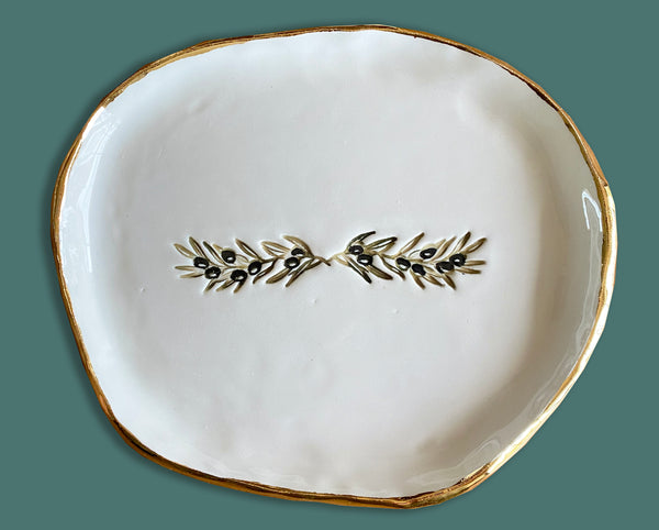 Unique Hand Painted Plate