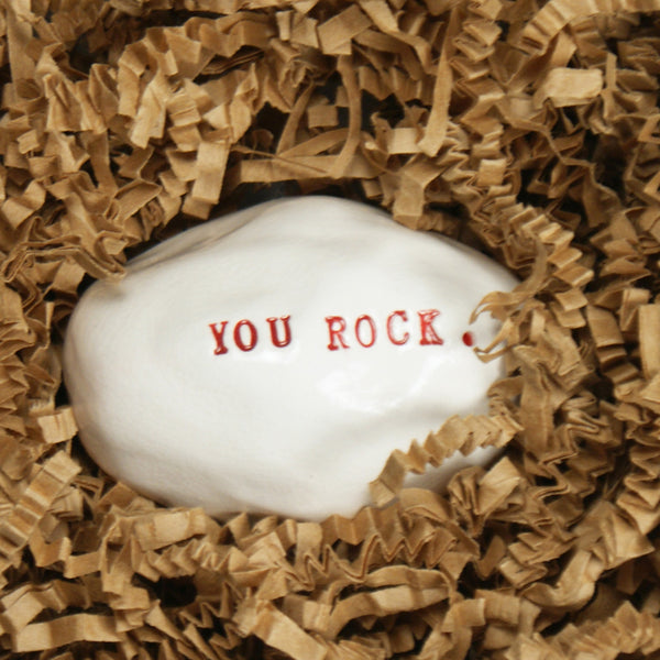 You Rock. - Porcelain Sculpture