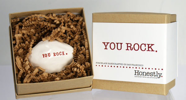 You Rock. - Porcelain Sculpture